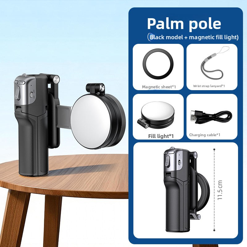 📸 Mini Trípode Magnético Multifuncional Z3-8 con Luz LED 3 en 1