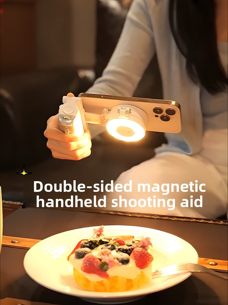 📸 Mini Trípode Magnético Multifuncional Z3-8 con Luz LED 3 en 1
