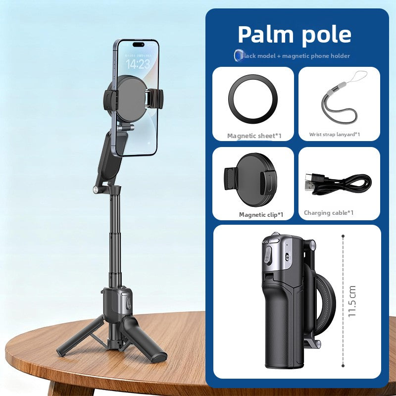 📸 Mini Trípode Magnético Multifuncional Z3-8 con Luz LED 3 en 1