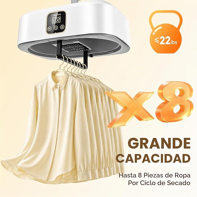 SECADOR DE ROPA PORTÁTIL 600W