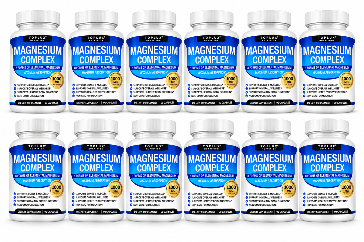 MAGNESIUM COMPLEX | 8 FORMAS DE MAGNESIO – 90 CÁPSULAS