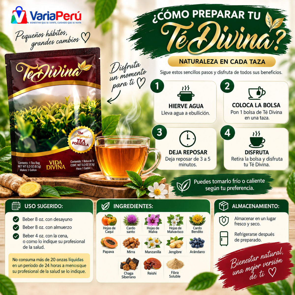 Té Divina – Bienestar Natural en Cada Taza 🍵