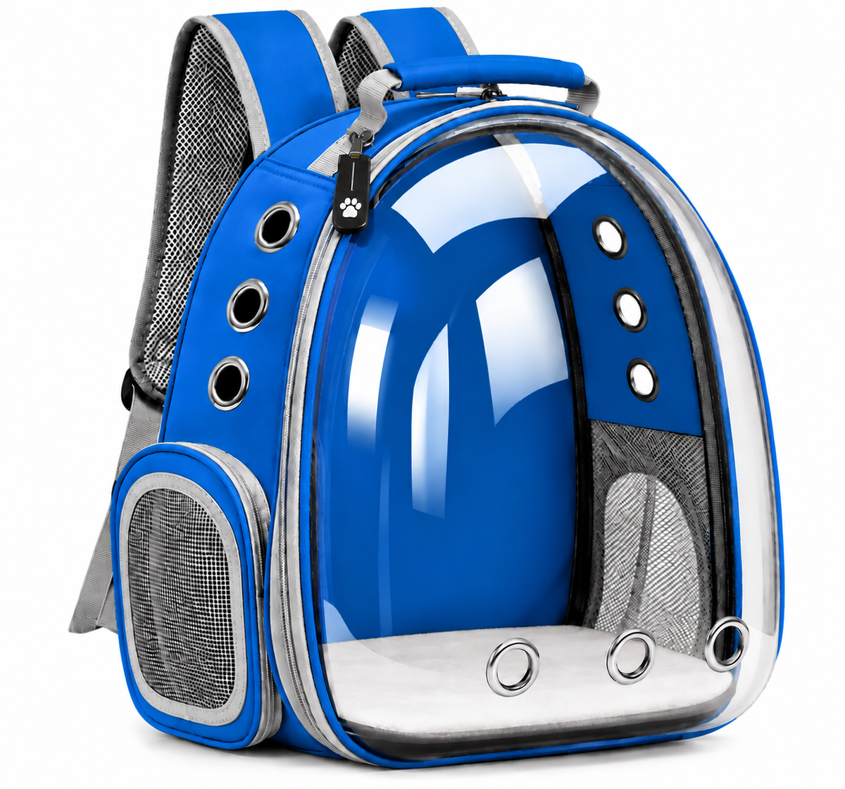Mochila Transportadora para Mascotas Tipo Cápsula Espacial – Comodidad, Seguridad y Estilo