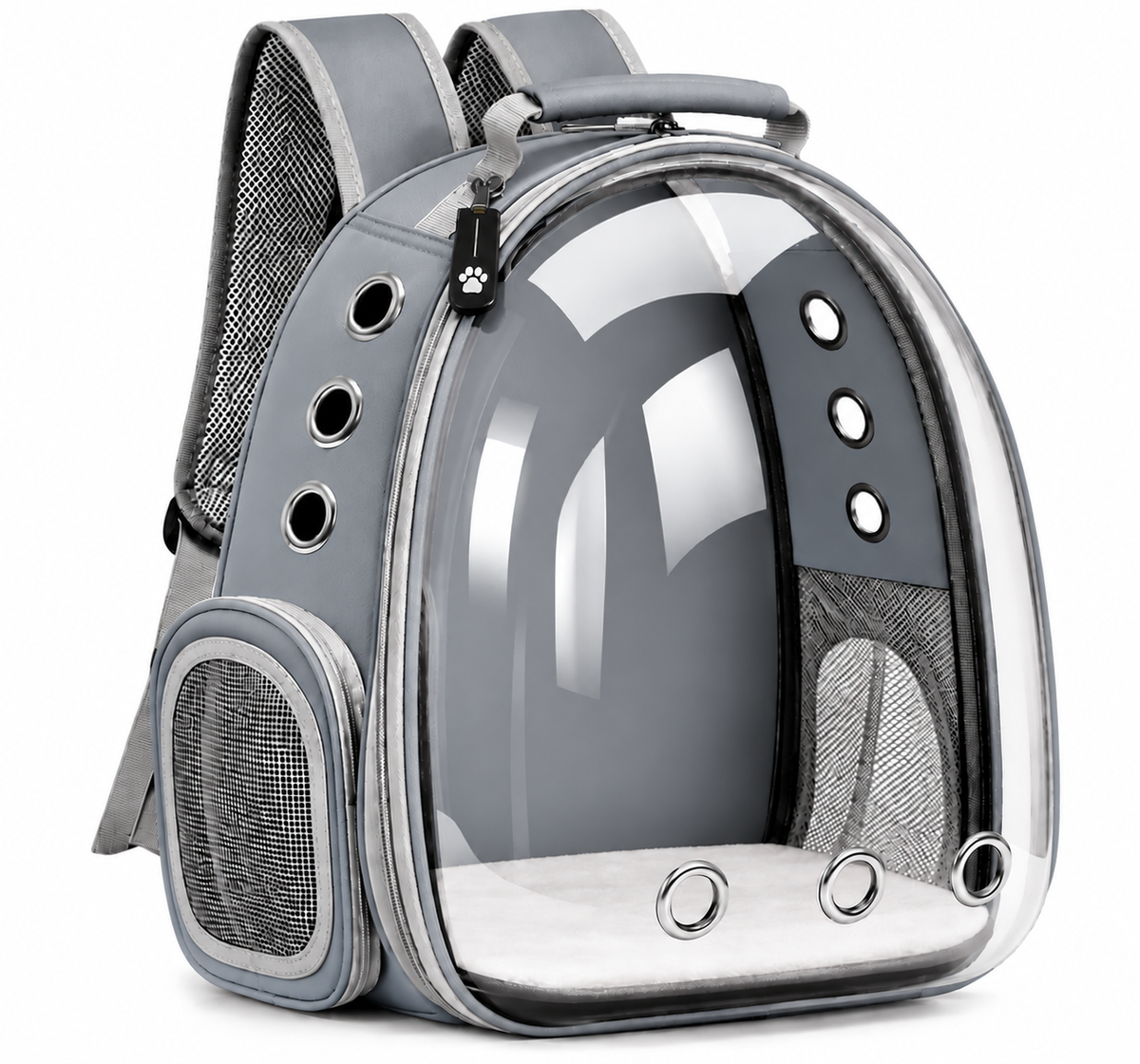 Mochila Transportadora para Mascotas Tipo Cápsula Espacial – Comodidad, Seguridad y Estilo