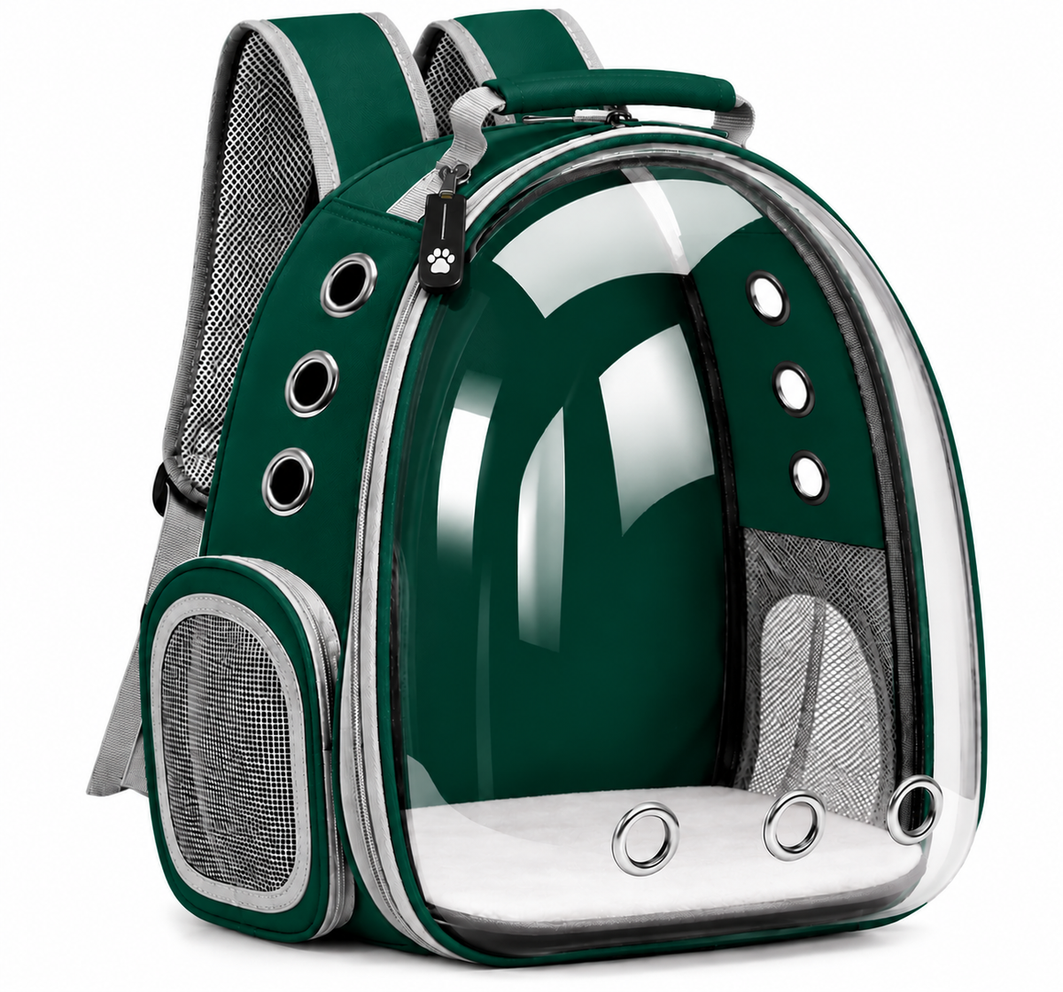 Mochila Transportadora para Mascotas Tipo Cápsula Espacial – Comodidad, Seguridad y Estilo