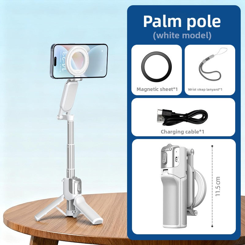 📸 Mini Trípode Magnético Multifuncional Z3-8 con Luz LED 3 en 1